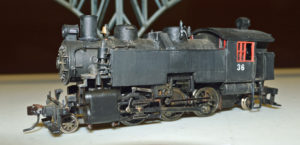 A 0-6-0 kitbashed into a 2-6-2T by Dale Kraus
