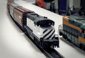 Strppied and re-painted Loco and Hopper cars