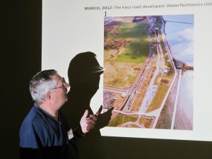 Bob Gilbert describing the beginning of the Tesoro Refinery Rail Expansion project