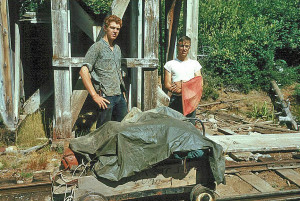Deadwood Camp, June 1962, Car no. 2; Nick on right
