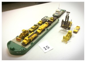 Tyler Whitcomb barge and tug boat with vehicle load