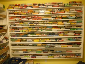 Brent Carlson's colorful collection of billboard rolling stock.