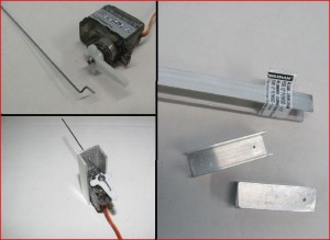 Fig 6 - One of Ted's "Standard" Mounts Uses Aluminum Channel