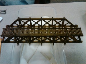 Scratch built bridge