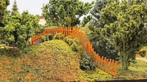 Fig 10 – Completed Wooden Fence on Hillside