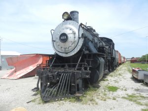 Fig. 6 - Santa Fe locomotive #811 at Atchison, Kansas
