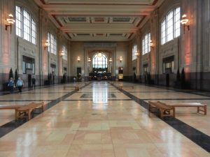 Fig. 12 - Union Station waiting room that could hold 10,000 passengers