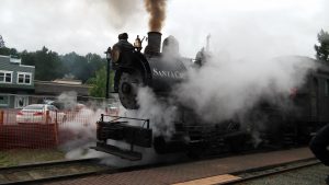 Santa Cruz and Portland Cement steam locomotive 2 at the Northwest Railway Museum